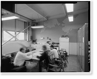 Historic Framed Print, Kodiak Naval Operating Base, Hangar, U.S. Coast Guard Station, Kodiak, Kodiak Island Borough, AK,  17-7/8" x 21-7/8"
