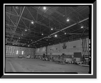 Historic Framed Print, Kodiak Naval Operating Base, Hangar, U.S. Coast Guard Station, Kodiak, Kodiak Island Borough, AK,  17-7/8" x 21-7/8"