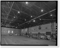 Historic Framed Print, Kodiak Naval Operating Base, Hangar, U.S. Coast Guard Station, Kodiak, Kodiak Island Borough, AK,  17-7/8" x 21-7/8"