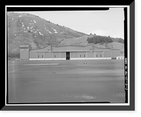Historic Framed Print, Kodiak Naval Operating Base, Hangar, U.S. Coast Guard Station, Kodiak, Kodiak Island Borough, AK - 3,  17-7/8" x 21-7/8"