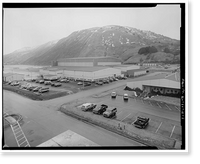 Historic Framed Print, Kodiak Naval Operating Base, Hangar, U.S. Coast Guard Station, Kodiak, Kodiak Island Borough, AK - 4,  17-7/8" x 21-7/8"