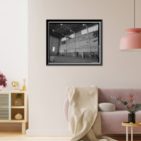 Historic Framed Print, Kodiak Naval Operating Base, Hangar, U.S. Coast Guard Station, Kodiak, Kodiak Island Borough, AK - 5,  17-7/8" x 21-7/8"