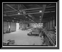 Historic Framed Print, Kodiak Naval Operating Base, Hangar, U.S. Coast Guard Station, Kodiak, Kodiak Island Borough, AK - 7,  17-7/8" x 21-7/8"