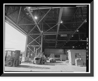 Historic Framed Print, Kodiak Naval Operating Base, Hangar, U.S. Coast Guard Station, Kodiak, Kodiak Island Borough, AK - 7,  17-7/8" x 21-7/8"