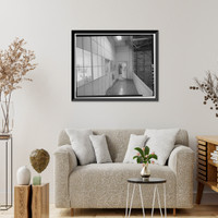 Historic Framed Print, Kodiak Naval Operating Base, Hangar, U.S. Coast Guard Station, Kodiak, Kodiak Island Borough, AK - 8,  17-7/8" x 21-7/8"