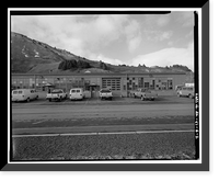 Historic Framed Print, Kodiak Naval Operating Base, Wood & Machine Shop, U.S. Coast Guard Station, Kodiak, Kodiak Island Borough, AK - 2,  17-7/8" x 21-7/8"