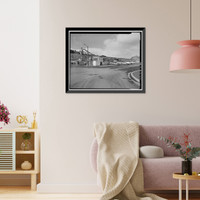 Historic Framed Print, Kodiak Naval Operating Base, Wood & Machine Shop, U.S. Coast Guard Station, Kodiak, Kodiak Island Borough, AK - 5,  17-7/8" x 21-7/8"