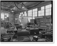 Historic Framed Print, Kodiak Naval Operating Base, Wood & Machine Shop, U.S. Coast Guard Station, Kodiak, Kodiak Island Borough, AK - 7,  17-7/8" x 21-7/8"