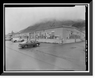 Historic Framed Print, Kodiak Naval Operating Base, Wood & Machine Shop, U.S. Coast Guard Station, Kodiak, Kodiak Island Borough, AK - 12,  17-7/8" x 21-7/8"