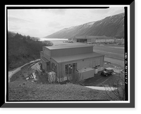 Historic Framed Print, Kodiak Naval Operating Base, Boat House, U.S. Coast Guard Station, Kodiak, Kodiak Island Borough, AK - 3,  17-7/8" x 21-7/8"
