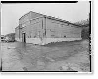 Historic Framed Print, Kodiak Naval Operating Base, Boat House, U.S. Coast Guard Station, Kodiak, Kodiak Island Borough, AK - 7,  17-7/8" x 21-7/8"