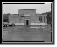 Historic Framed Print, Kodiak Naval Operating Base, Boat House, U.S. Coast Guard Station, Kodiak, Kodiak Island Borough, AK - 8,  17-7/8" x 21-7/8"