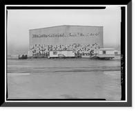 Historic Framed Print, Kodiak Naval Operating Base, Aircraft Storehouse, U.S. Coast Guard Station, Kodiak, Kodiak Island Borough, AK - 3,  17-7/8" x 21-7/8"