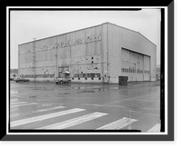 Historic Framed Print, Kodiak Naval Operating Base, Aircraft Storehouse, U.S. Coast Guard Station, Kodiak, Kodiak Island Borough, AK - 4,  17-7/8" x 21-7/8"