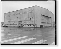 Historic Framed Print, Kodiak Naval Operating Base, Aircraft Storehouse, U.S. Coast Guard Station, Kodiak, Kodiak Island Borough, AK - 4,  17-7/8" x 21-7/8"