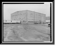 Historic Framed Print, Kodiak Naval Operating Base, Aircraft Storehouse, U.S. Coast Guard Station, Kodiak, Kodiak Island Borough, AK - 6,  17-7/8" x 21-7/8"