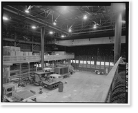 Historic Framed Print, Kodiak Naval Operating Base, Aircraft Storehouse, U.S. Coast Guard Station, Kodiak, Kodiak Island Borough, AK - 11,  17-7/8" x 21-7/8"