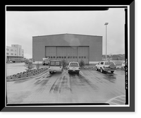 Historic Framed Print, Kodiak Naval Operating Base, Aircraft Storehouse, U.S. Coast Guard Station, Kodiak, Kodiak Island Borough, AK - 21,  17-7/8" x 21-7/8"