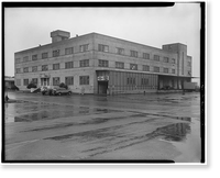 Historic Framed Print, Kodiak Naval Operating Base, General Storehouse, U.S. Coast Guard Station, Kodiak, Kodiak Island Borough, AK - 2,  17-7/8" x 21-7/8"
