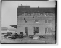 Historic Framed Print, Kodiak Naval Operating Base, General Storehouse, U.S. Coast Guard Station, Kodiak, Kodiak Island Borough, AK - 5,  17-7/8" x 21-7/8"