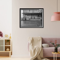 Historic Framed Print, Kodiak Naval Operating Base, General Storehouse, U.S. Coast Guard Station, Kodiak, Kodiak Island Borough, AK - 7,  17-7/8" x 21-7/8"