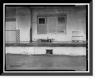 Historic Framed Print, Kodiak Naval Operating Base, General Storehouse, U.S. Coast Guard Station, Kodiak, Kodiak Island Borough, AK - 8,  17-7/8" x 21-7/8"