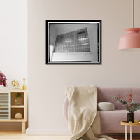 Historic Framed Print, Kodiak Naval Operating Base, General Storehouse, U.S. Coast Guard Station, Kodiak, Kodiak Island Borough, AK - 10,  17-7/8" x 21-7/8"