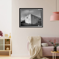 Historic Framed Print, Kodiak Naval Operating Base, General Storehouse, U.S. Coast Guard Station, Kodiak, Kodiak Island Borough, AK - 15,  17-7/8" x 21-7/8"