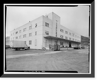 Historic Framed Print, Kodiak Naval Operating Base, General Storehouse, U.S. Coast Guard Station, Kodiak, Kodiak Island Borough, AK - 22,  17-7/8" x 21-7/8"