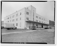 Historic Framed Print, Kodiak Naval Operating Base, General Storehouse, U.S. Coast Guard Station, Kodiak, Kodiak Island Borough, AK - 22,  17-7/8" x 21-7/8"