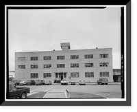 Historic Framed Print, Kodiak Naval Operating Base, General Storehouse, U.S. Coast Guard Station, Kodiak, Kodiak Island Borough, AK - 23,  17-7/8" x 21-7/8"