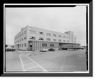 Historic Framed Print, Kodiak Naval Operating Base, General Storehouse, U.S. Coast Guard Station, Kodiak, Kodiak Island Borough, AK - 24,  17-7/8" x 21-7/8"