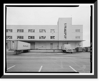 Historic Framed Print, Kodiak Naval Operating Base, General Storehouse, U.S. Coast Guard Station, Kodiak, Kodiak Island Borough, AK - 27,  17-7/8" x 21-7/8"