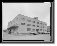 Historic Framed Print, Kodiak Naval Operating Base, General Storehouse, U.S. Coast Guard Station, Kodiak, Kodiak Island Borough, AK - 28,  17-7/8" x 21-7/8"