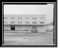 Historic Framed Print, Kodiak Naval Operating Base, General Storehouse, U.S. Coast Guard Station, Kodiak, Kodiak Island Borough, AK - 32,  17-7/8" x 21-7/8"