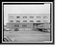 Historic Framed Print, Kodiak Naval Operating Base, General Storehouse, U.S. Coast Guard Station, Kodiak, Kodiak Island Borough, AK - 33,  17-7/8" x 21-7/8"