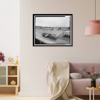 Historic Framed Print, Kodiak Naval Operating Base, Commissary & Cold Storage, U.S. Coast Guard Station, Kodiak, Kodiak Island Borough, AK - 7,  17-7/8" x 21-7/8"