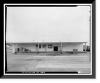 Historic Framed Print, Kodiak Naval Operating Base, Commissary & Cold Storage, U.S. Coast Guard Station, Kodiak, Kodiak Island Borough, AK - 13,  17-7/8" x 21-7/8"