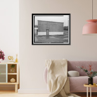 Historic Framed Print, Kodiak Naval Operating Base, Small Shop, U.S. Coast Guard Station, Kodiak, Kodiak Island Borough, AK - 6,  17-7/8" x 21-7/8"