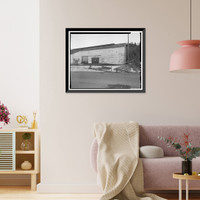 Historic Framed Print, Kodiak Naval Operating Base, Building No. S3, Kodiak, Kodiak Island Borough, AK,  17-7/8" x 21-7/8"