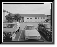 Historic Framed Print, Kodiak Naval Operating Base, Gymnasium, U.S. Coast Guard Station, Kodiak, Kodiak Island Borough, AK - 2,  17-7/8" x 21-7/8"