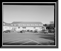 Historic Framed Print, Kodiak Naval Operating Base, Gymnasium, U.S. Coast Guard Station, Kodiak, Kodiak Island Borough, AK - 4,  17-7/8" x 21-7/8"