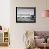 Historic Framed Print, Kodiak Naval Operating Base, Gymnasium, U.S. Coast Guard Station, Kodiak, Kodiak Island Borough, AK - 4,  17-7/8" x 21-7/8"