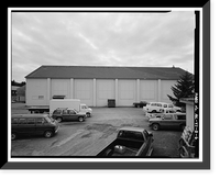 Historic Framed Print, Kodiak Naval Operating Base, Gymnasium, U.S. Coast Guard Station, Kodiak, Kodiak Island Borough, AK - 6,  17-7/8" x 21-7/8"