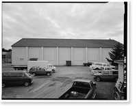 Historic Framed Print, Kodiak Naval Operating Base, Gymnasium, U.S. Coast Guard Station, Kodiak, Kodiak Island Borough, AK - 6,  17-7/8" x 21-7/8"