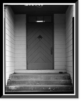 Historic Framed Print, Kodiak Naval Operating Base, Gymnasium, U.S. Coast Guard Station, Kodiak, Kodiak Island Borough, AK - 20,  17-7/8" x 21-7/8"