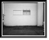 Historic Framed Print, Kodiak Naval Operating Base, Gymnasium, U.S. Coast Guard Station, Kodiak, Kodiak Island Borough, AK - 22,  17-7/8" x 21-7/8"