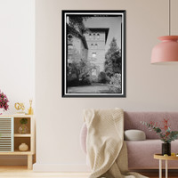 Historic Framed Print, Kenworthy Hall, State Highway 14 (Greensboro Road), Marion, Perry County, AL - 7,  17-7/8" x 21-7/8"