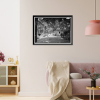 Historic Framed Print, Kenworthy Hall, State Highway 14 (Greensboro Road), Marion, Perry County, AL - 28,  17-7/8" x 21-7/8"