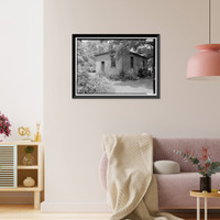 Historic Framed Print, Kenworthy Hall, State Highway 14 (Greensboro Road), Marion, Perry County, AL - 30,  17-7/8" x 21-7/8"